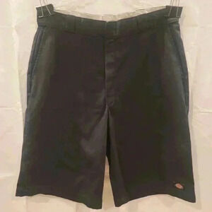 Dickies Shorts Mens 36 Chino Loose Fit Black Cargo Work Wear